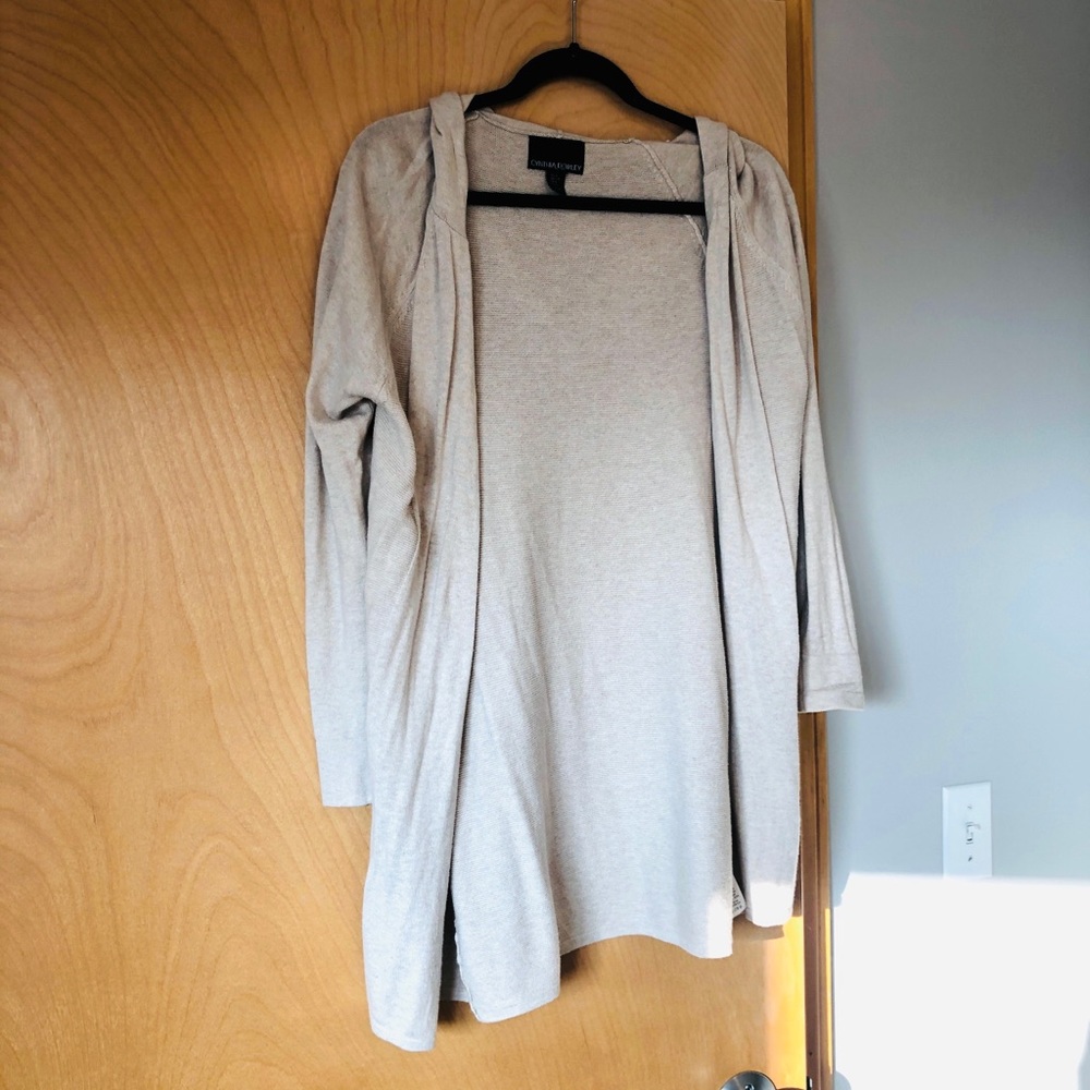 Hooded cardigan